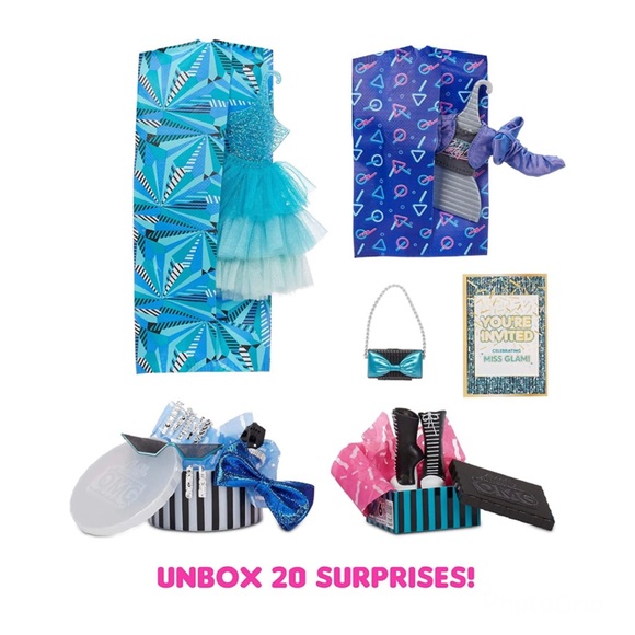 L.O.L. Surprise! O.M.G. Present Surprise Miss Glam Fashion Doll 20+ - Picture 3 of 11